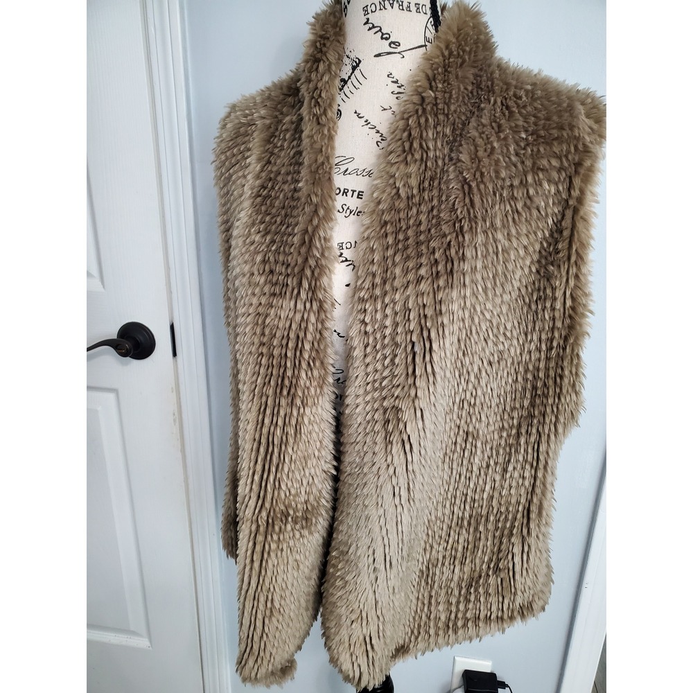 Express faux fur vest